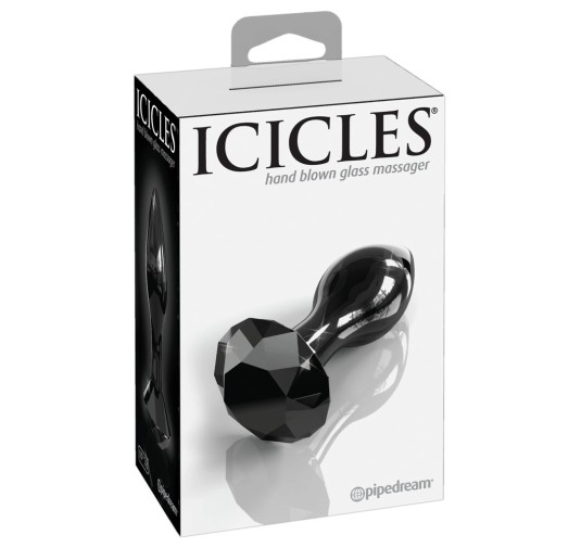 Icicles - Szklany Korek Analny W Kształcie Stożka